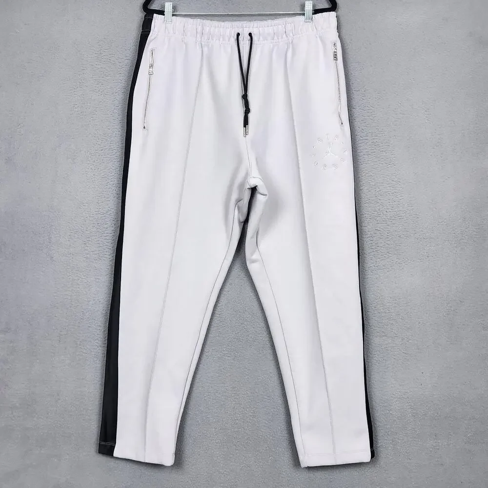 Jordan Remastered Sueded Pants Mens XL Gray Knit BQ5786-059 Athleisure